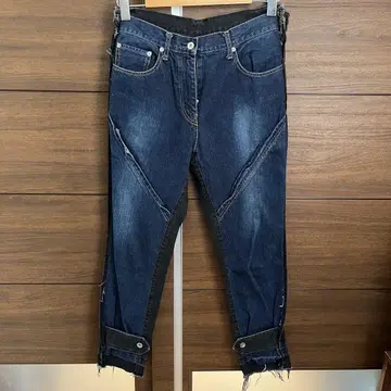 사카이 18AW 도킹 데님 재구성 0 데님 팬츠 인디고