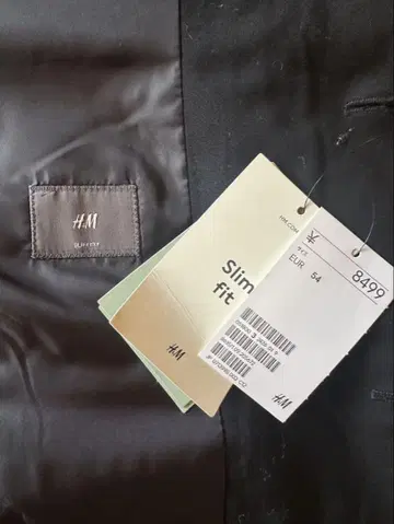 H&M 슬림 핏 블랙 자켓
