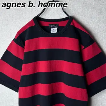 agnes b. homme 보더 티셔츠 에네스베 옴므