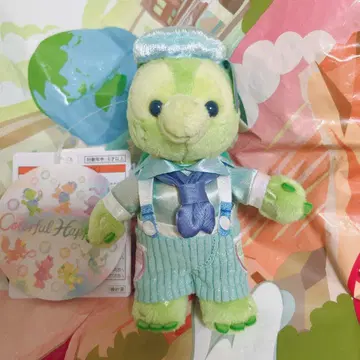 오르멜 봉제 인형 배지 컬러풀 행복 20주년 봉제 인형 배지