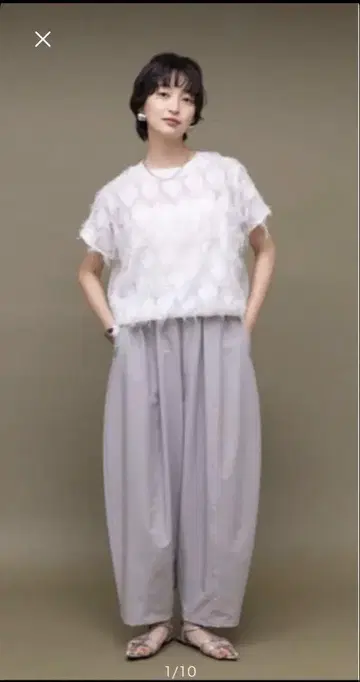 에이미 로우 볼륨 코쿤 팬츠