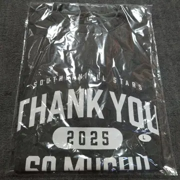 사잔 올스타즈 THANK YOU 2025 티셔츠 L 사이즈 미개봉 새상품