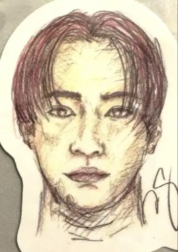 후카호리 미라이 자화상 스티커