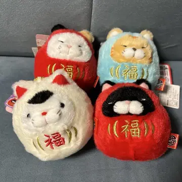 히게만주 후쿠다루마 2 마스코트 봉제 인형 컴프