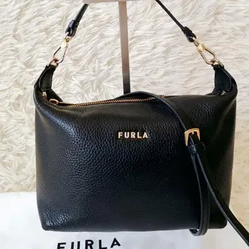 FURLA 훌라 소피 숄더백 주름 가죽 사선 가케 2way