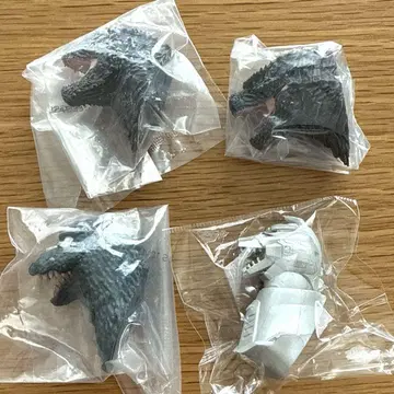 제일복권 고질라 고질라 몬스터 헤드 마그넷 4개 세트