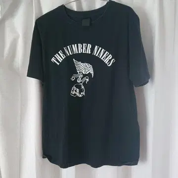 THE NUMBER NINERS 블랙 티셔츠