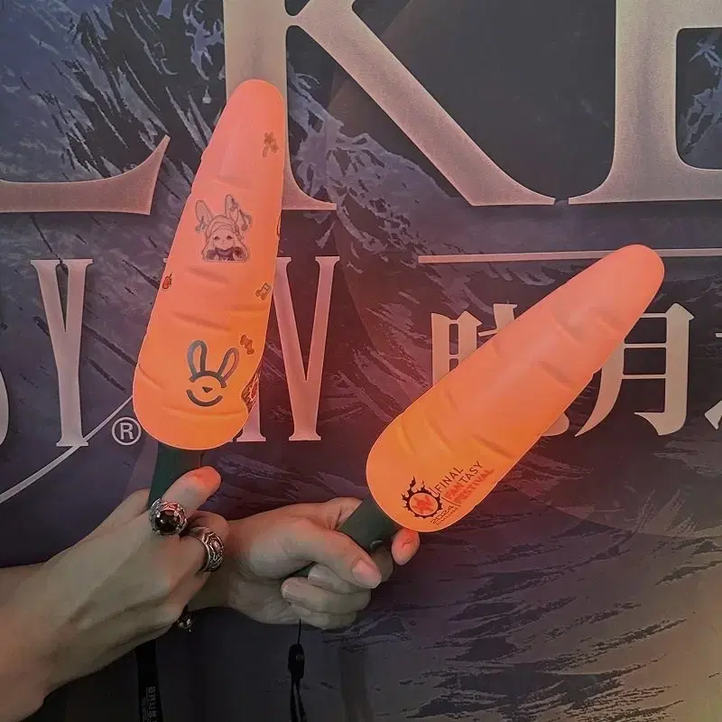 FF14 Final Fantasy XIV Chinese Fanfest Carrot Lightstick