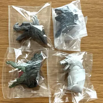 몬스터 헤드 마그넷 비올란테 메카 고질라 고질라 앙기라스 4개 세트