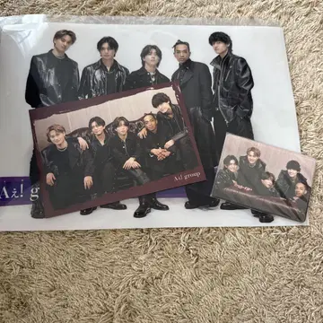 A!group 클리어 포스터 엽서 트레이딩 카드