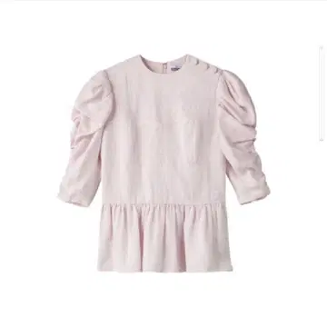 보더스 앳 발코니 린넨 플럼 탑
