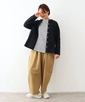 면 100% 코튼 가디건 harmonie 아르모니