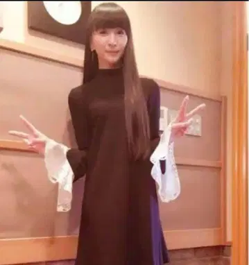 mame kurogouchi 커프스 레이스 원피스