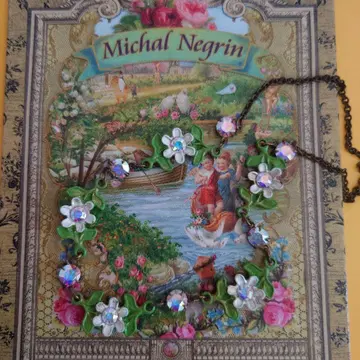 Michal Negrin 꽃 모티브 목걸이