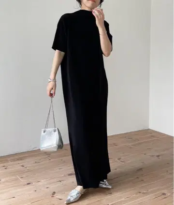 wee9s 데일리 데일리 슈퍼 스트레치 플리츠 원피스