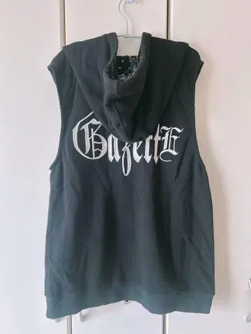the GazettE 슬리브리스 후드티 슬리브리스 후드티