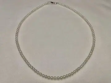 담수 진주 목걸이 3mm 사이린급