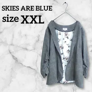 SKIES ARE BLUE 스카이 블루 [XL] 체크 자켓 그레이