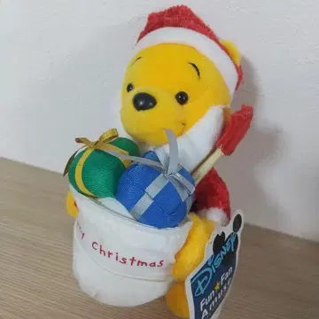 새상품 푸우 산타 봉제 인형 2003 SEGA