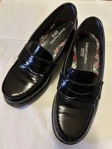 HARUTA 스쿨 로퍼 블랙 24 EEE