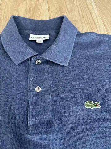 LACOSTE 라코스테 피케 셔츠 L1212AL 메쉬 블루 사이즈 4