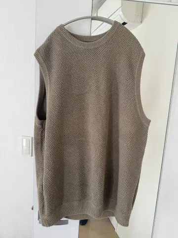 crepuscule 크렙스큐어 베스트 MOSS STITCH VEST