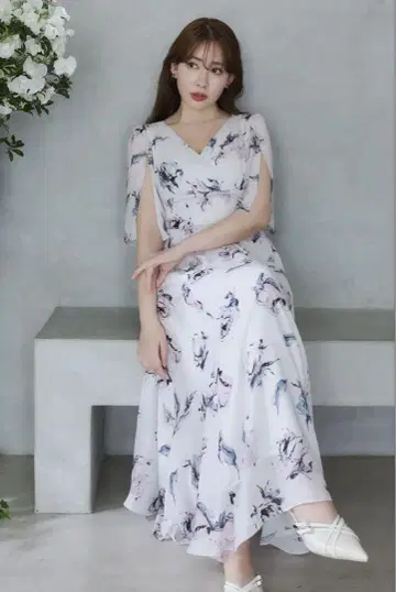 헤르립토 로즈 부케 드레스