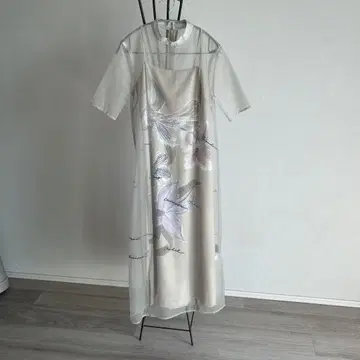케이타마루야마 아메리 시어 레이어드 드레스