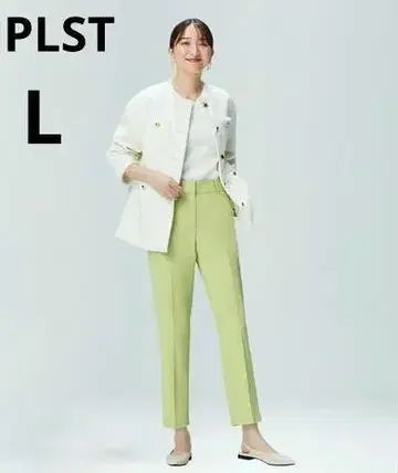 23SS 플라스테 린넨 블렌드 스틱 팬츠 수분 흡수 속건성 UV 차단 L