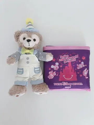 닷피 봉제 인형 배지 & 캡슐 토이 데이지 에코백