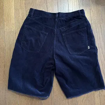 beams ssz 코듀로이 숏 팬츠 네이비 xs
