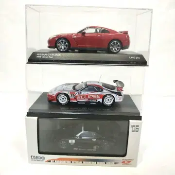 에브로 교쇼 1/43 3대 세트 수프라 SC430 슈퍼 GT GT-R