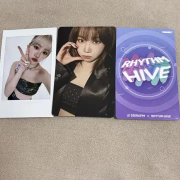 르세라핌 체원 FC 특전 트레이딩 카드 르세라 폴라로이드