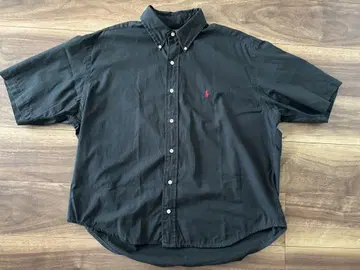구제 의류 Ralph Lauren Blake 반팔 셔츠 L 블랙