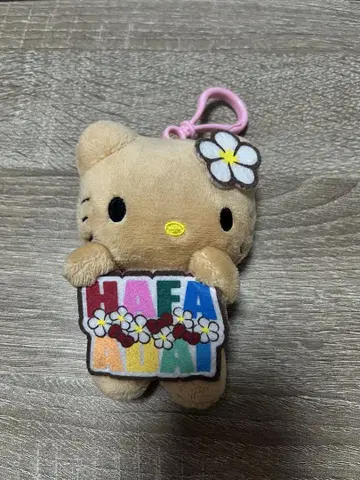 괌 사이판 일광화상 키티 헬로키티 봉제 인형 키링