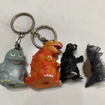 고질라 피규어 키링 4종 세트