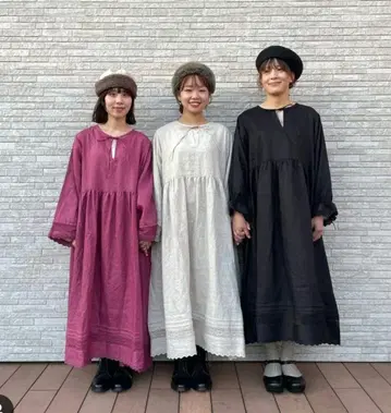 sm2 사만사 모스모스 다치카와 한정판 린넨 스키퍼 원피스