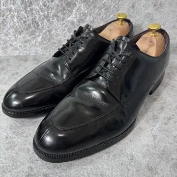 JOHNSTON&MURPHY U 칩 가죽 비즈니스 슈즈 블랙 27cm