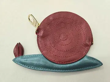 russet 러셋 달팽이 모양 가죽 코인 케이스