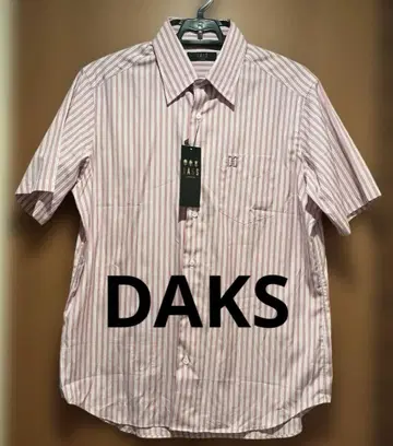 DAKS 반팔 셔츠 스트라이프 M 미사용