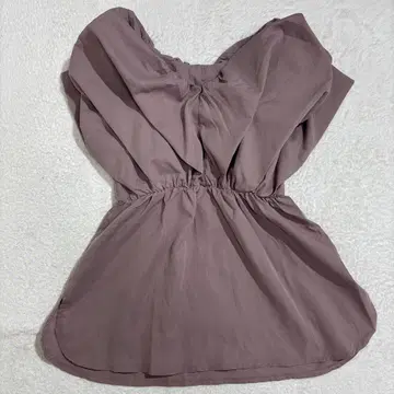 완판템 앤도트 노스탤지어 앞뒤 2way 볼륨 턱 블라우스 M