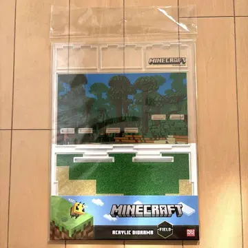 Minecraft 아크릴 디오라마 2장 세트 클리어 파일 2장 세트