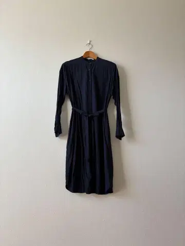 UNITED ARROWS 밴드 카라 셔츠 원피스