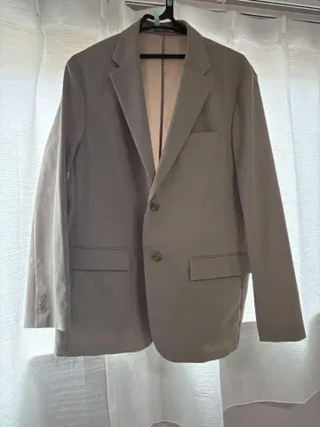유니클로 베이지 감동 자켓 XL