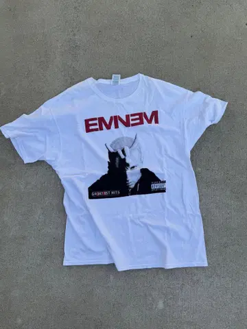 Eminem 그래픽 프린트 티셔츠