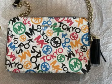 MICHAELKORS 컬러풀 로고 숄더백
