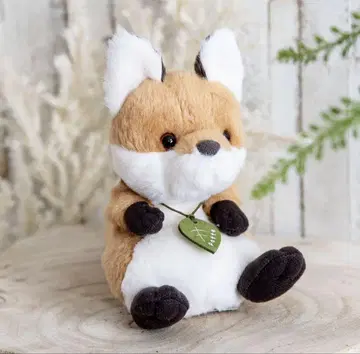 potte 여우 봉제 인형 약 15cm