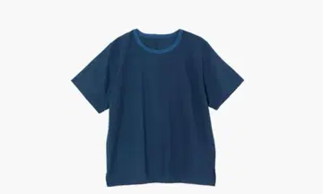 우나기노 네코베 쿠루메 가스리 티셔츠 블루 새상품급