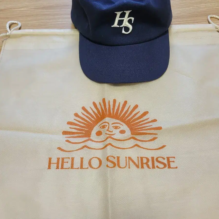Hello Sunrise Relaxed Fit Ball Cap Navy on Bunjang Global Site.