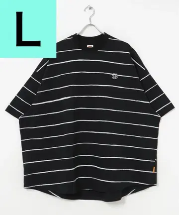 SEESEE 슈퍼빅 라운드 보더 SS 티셔츠